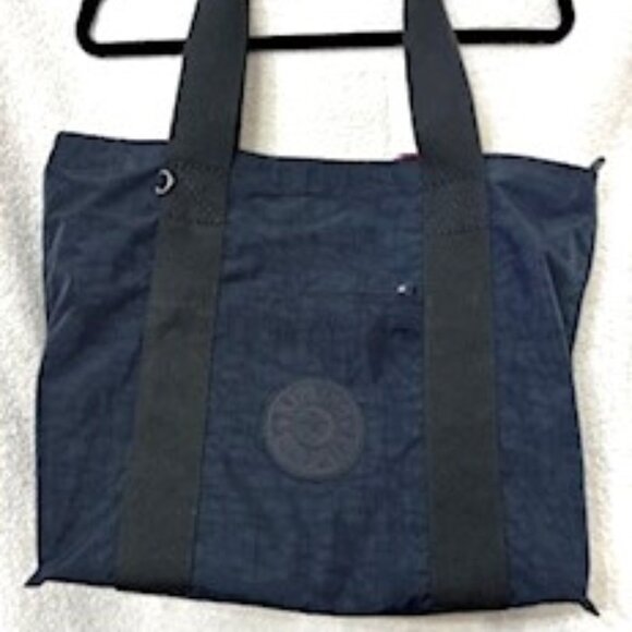 kipling "Era" medium navy tote in "True Blue Tonal" NWT - Picture 1 of 10
